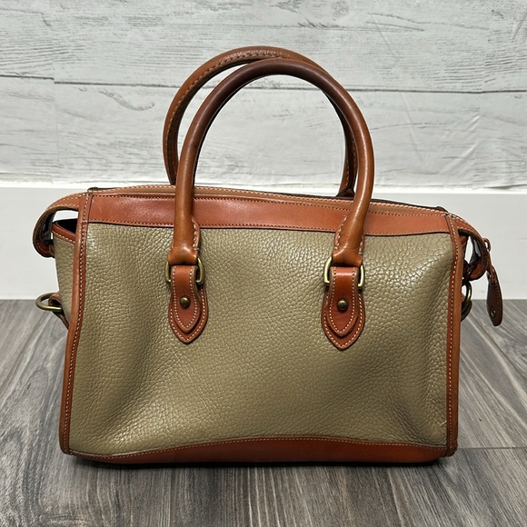 Vintage Dooney & Bourke tan leather doctor bag - Picture 5 of 10